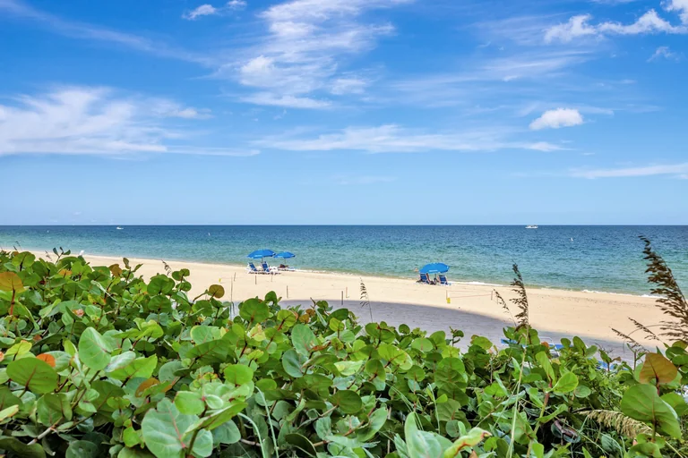 Private beach at Aquazul